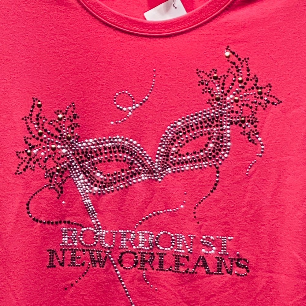 NWT NOLA Embellished Tee XL - Picture 2 of 6